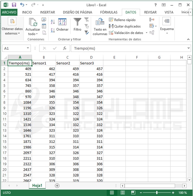 exportacion archivo csv a excel